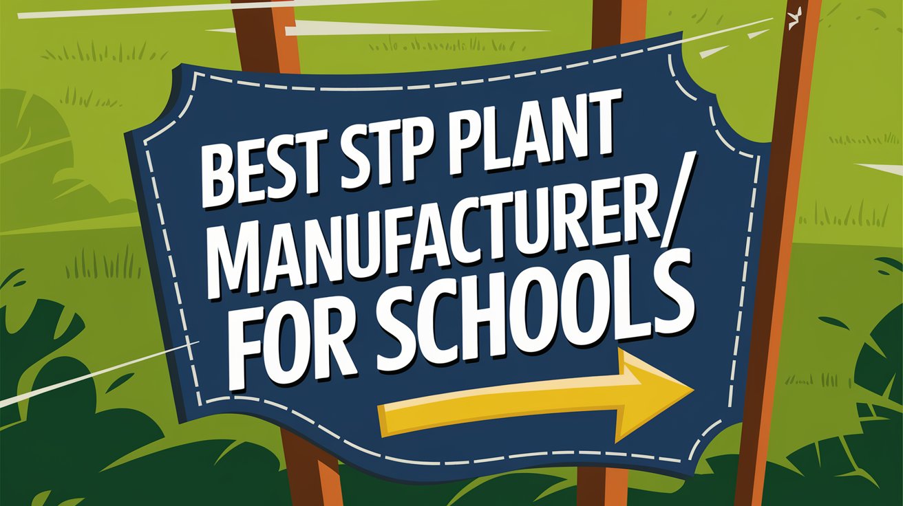 Best STP Plant Manufacturer/Supplier for Schools