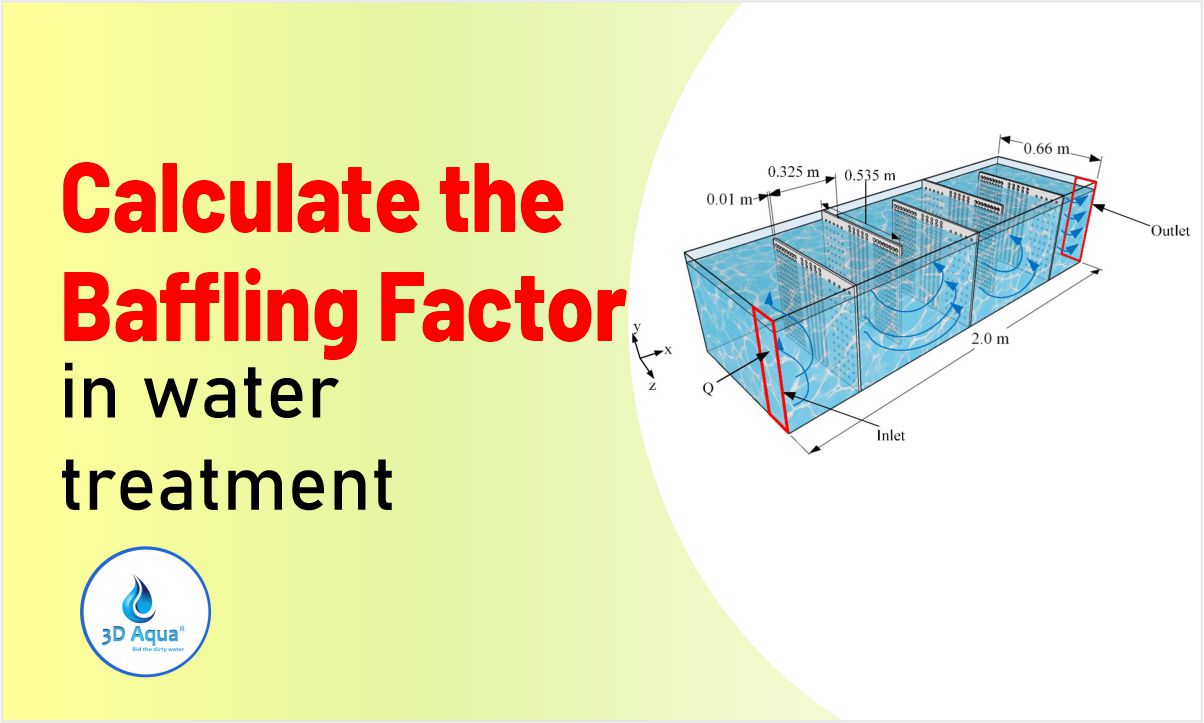 Calculate the Baffling Factor in Water Treatment Systems
