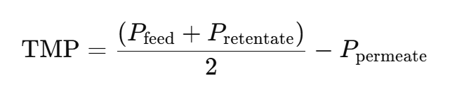 How is Transmembrane Pressure Calculated?