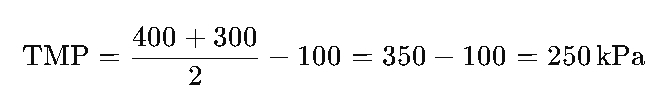 How is Transmembrane Pressure Calculated?