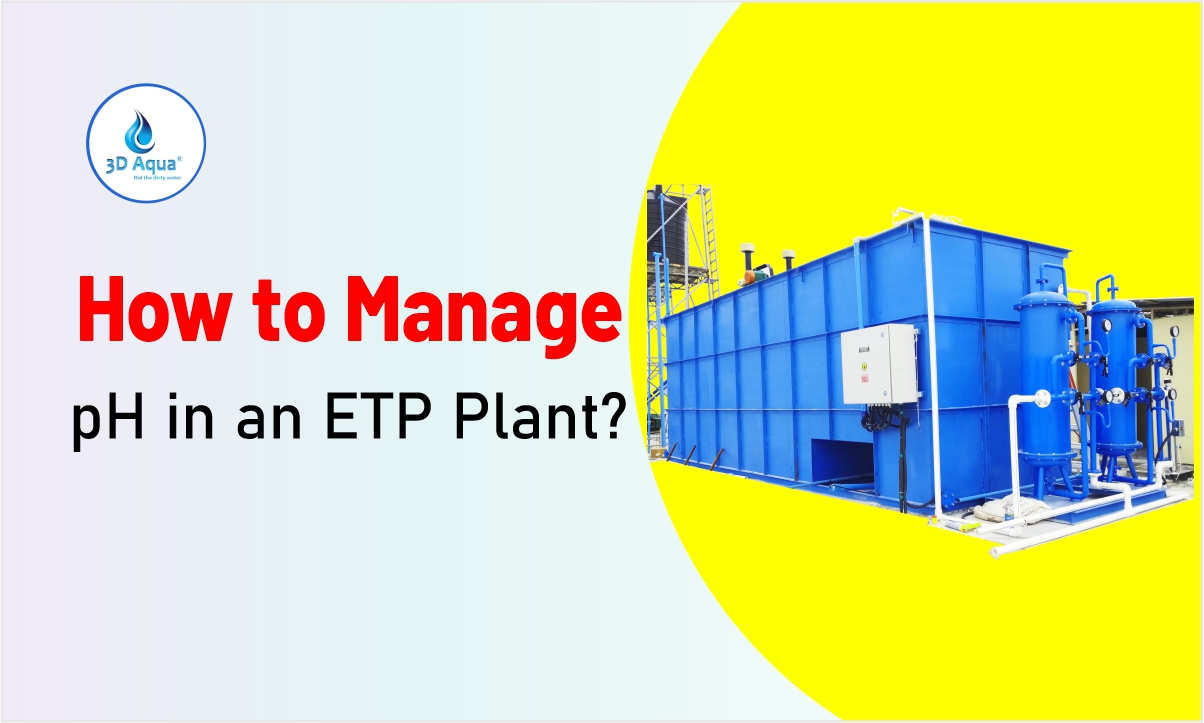 manage pH in etp plant