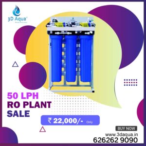 50 LPH RO PLANT - 3D AQUA