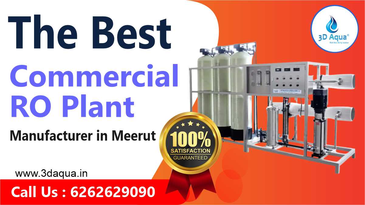 Commercial RO Plant Manufacturer in Meerut