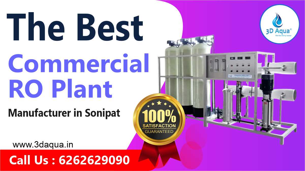 Commercial RO Plant Manufacturer in Sonipat