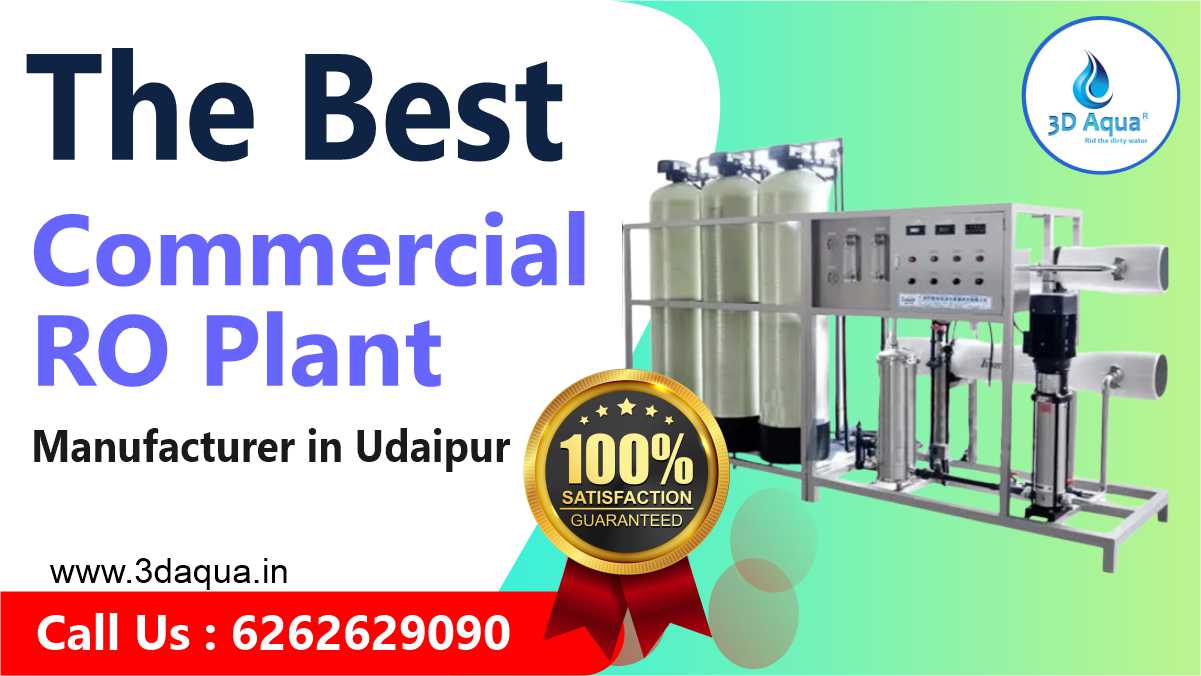 Commercial RO Plant Manufacturer in Udaipur
