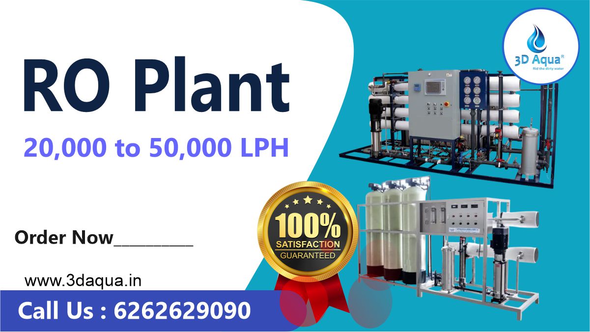 RO Plant for 20000 LPH to 50000 LPH