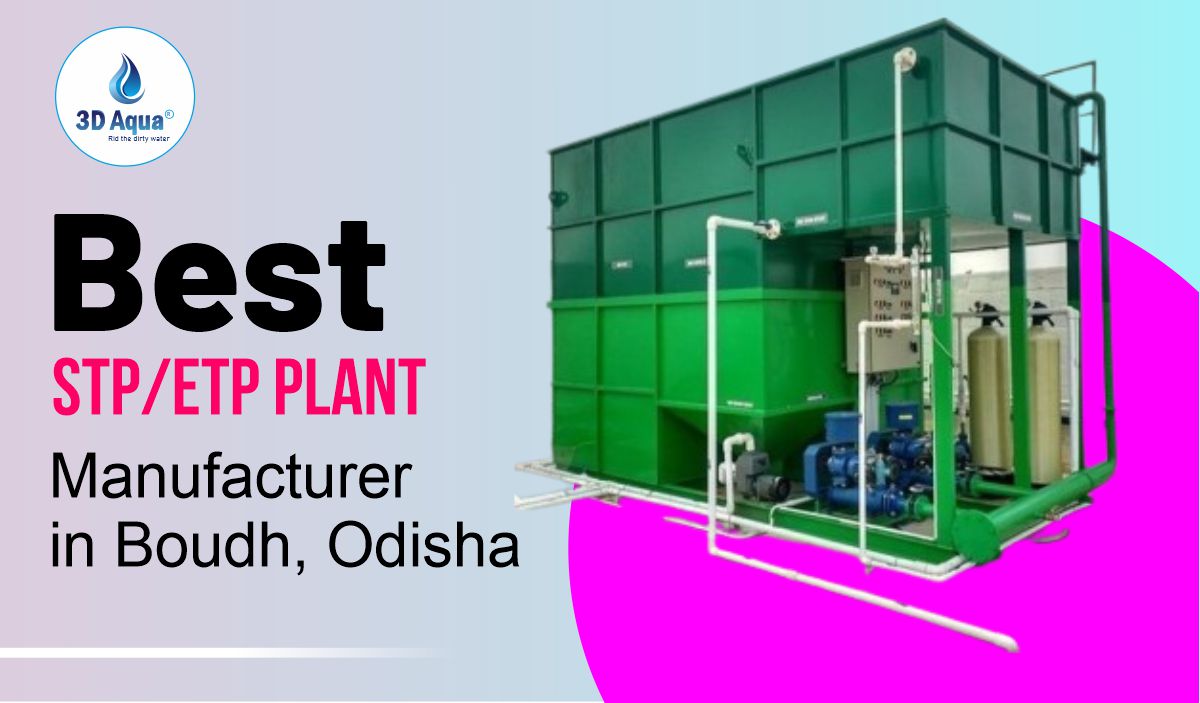 STP Plant Manufacturer in Boudh Odisha