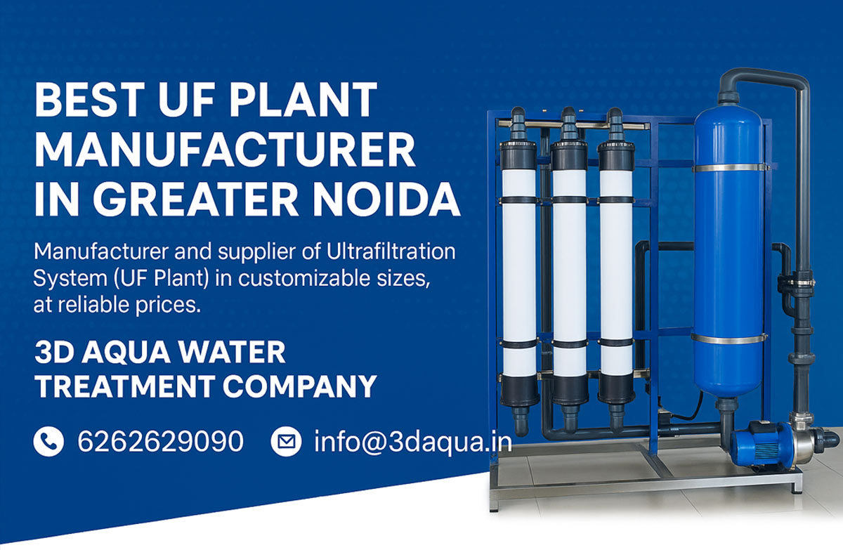 Best UF Plant Manufacturer in Greater Noida