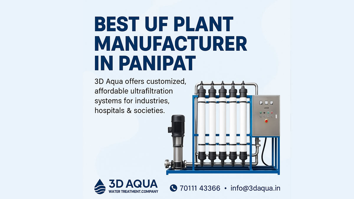 Best UF Plant Manufacturer in Panipat