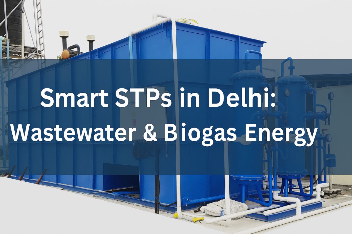 How Municipal STPs in Delhi Use Smart Treatment and Biogas Energy