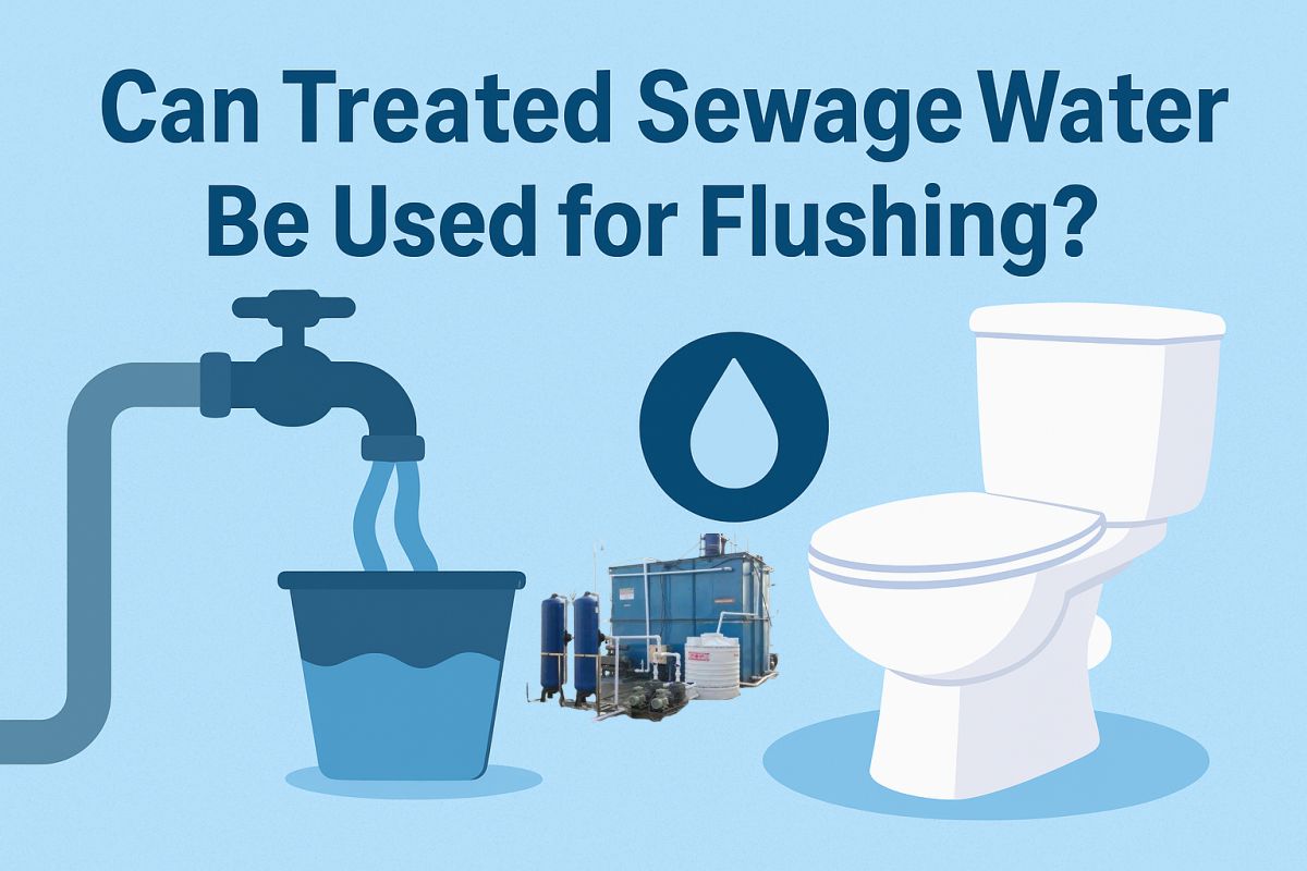Can Treated Sewage Water Be Used for Flushing